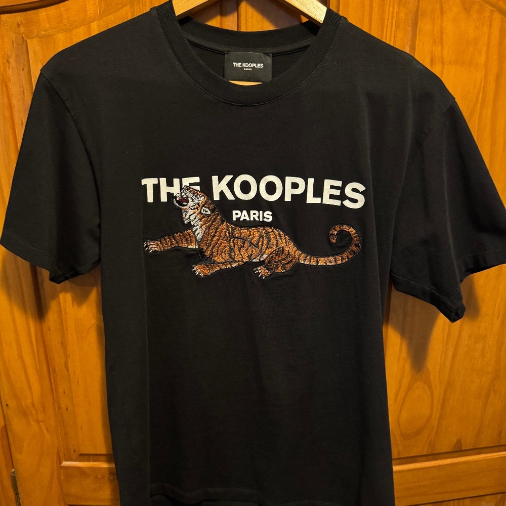 The Kooples - Embroidered Tiger T-Shirt (Black) - Size S